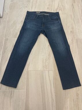 Adriano Goldschmied AG Mens The Matchbox Slim Straight blue jeans 34x30